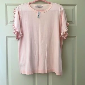 Loft blush pink blouse